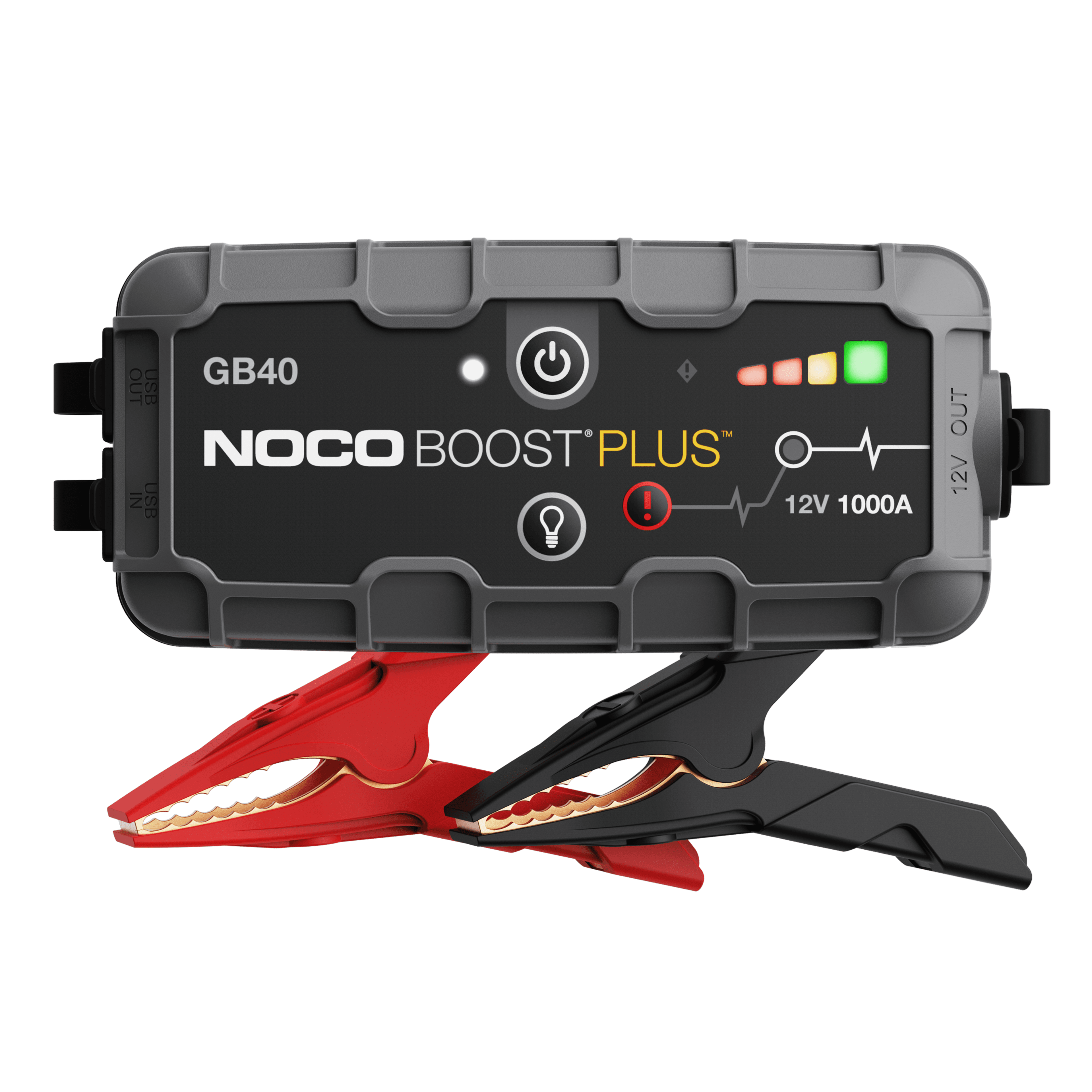 NOCO Boost Plus GB40 portable jump starter.